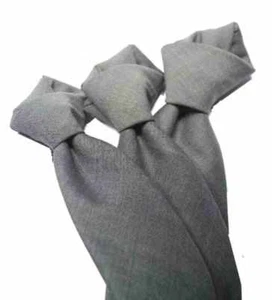 Cravatta lana wool grigia uomo cravatte misure Vari cravatte di lana tinta unita - Imagen 1 de 5