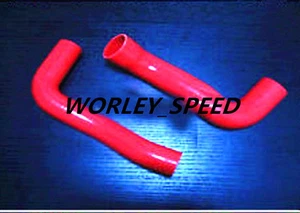 Red Silicone Radiator Hose For Aftermarket Ford Cortina 6cyl TC TD TE TF - Picture 1 of 8