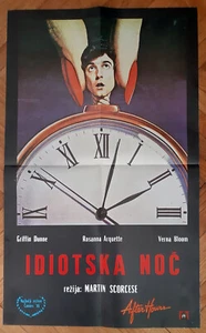 After Hours (1985) Martin Scorsese Originalplakat jugoslawische Ausgabe - Bild 1 von 2