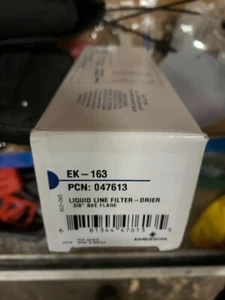 Emerson EK-163 Liquid Line Filter Drier 3/8” SAE FLARE - Picture 1 of 2