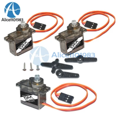 1/2/4/5/10PCS MG90S 9g Servo Micro Ingranaggio per RC Aereo Elicottero Barca Auto - Immagine 1 di 4