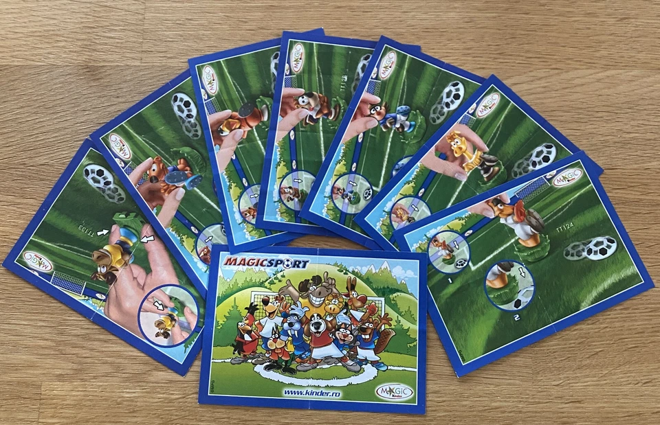 BPZ Beipackzettel - 7er Set Magic Sport 2 aus Rumänien - Bild 1 von 1