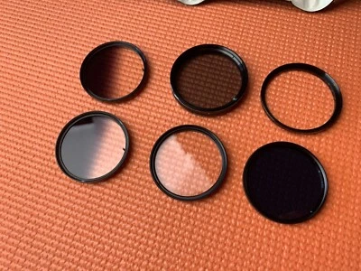 Vivitar Tiffen 52mm Filter Set Chromofilter Blue Center Spot Circular Polarizer - Image 1 of 4