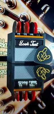 MARKENLOS Personalisierte Plektrum Halterung | Geschenkidee | Guitar Picks | Dekoration |