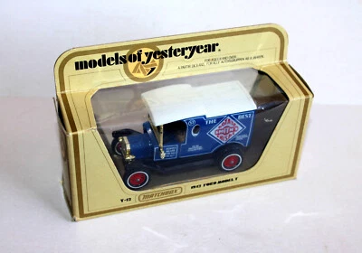 MATCHBOX, MODELS OF YESTERYEAR - Y-12 FORD MODEL T 1912, SMITH'S POTATO ECH:1/35 - Photo 1/4