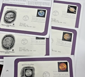 Views of Our Planets Series FDC First Day of Issue Envelopes / Stamps w/ Card - Picture 1 of 7