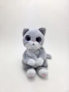 Ty Beanie Bellies "Morgan” the Grey Cat - No Hang Tag! (6 inch) - Foto 1 di 2