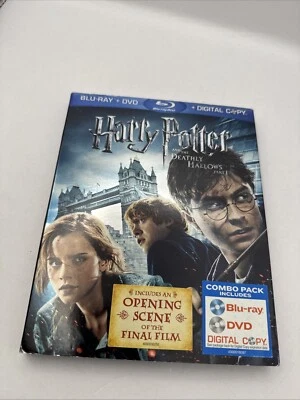 Harry Potter and the Deathly Hallows Part 1- Blu-ray + DVD 2010 Used - Image 1 of 2