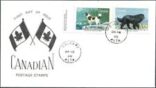 Canada  # 1217 & 1220    DOGS OF CANADA        Brand New 1988 Unaddressed Issue