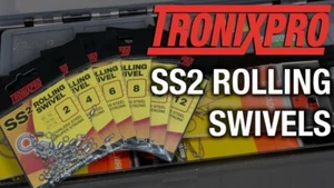 TRONIX PRO STAINLESS STEEL ROLLING SWIVELS - Picture 1 of 9