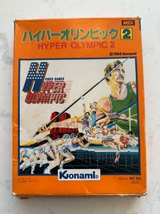 RARE Vintage Konami Hyper Olympic 2 Video Game for MSX Computers - Picture 1 of 9
