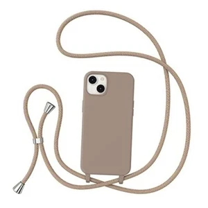 Crossbody Case for iPhone 15 with Lanyard Strap Adjustable Rope, Liquid - Picture 1 of 6