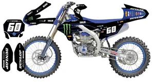 Yz450F/Yz250F - KIT COMPLETO DE CALCOMANÍAS GRÁFICOS MONSTRUO YAMAHA 21 mil de espesor - Imagen 1 de 7