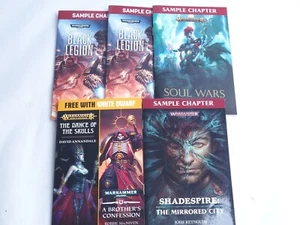 GW 40K & WARHAMMER SAMPLE CHAPTER BOOKS X 5. BROWN 715 - Picture 1 of 1