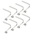 8Pcs 8x8mm Kayak Paddle Snaps Solid Button Single Pin Lock Tube Spring Clips
