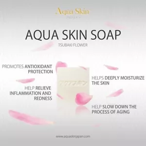 Aqua Skin Soap Tsubaki Whitening Soap - Bild 1 von 12