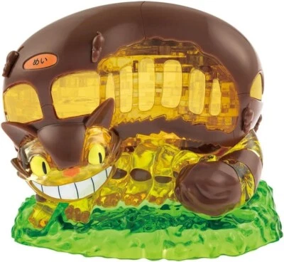 Gato Bus 3D Cristal Puzzle Mi Vecino Totoro ghibli Preciso Kit Artesanía Figura Foto 1 de 4