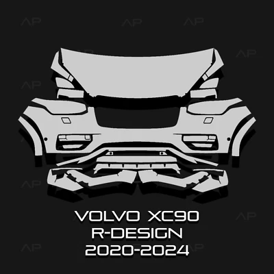 Подходит для Volvo XC90 R-Design 20-24 защита краски термополиуретан PPF предварительно нарезанный комплект ультраглянцевый - Изображение 1 из 4