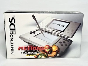 Nintendo DS Metroid Prime Hunters Titanium Console Box Only No Console - Picture 1 of 7