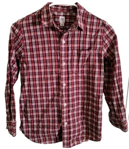 Gap Kids Size Large Red Plaid Button Up. NWOT - Picture 1 of 4