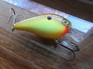Custom Painted Strike King KVD HC 2.5 Square Bill.Brown Scale,Silent Version - Picture 1 of 9