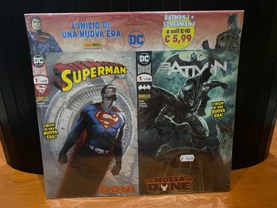 BATMAN 1 + SUPERMAN 1 L'INIZIO DI UNA NUOVA ERA EDIZIONE PANINI 2020 DC UNIVERSE