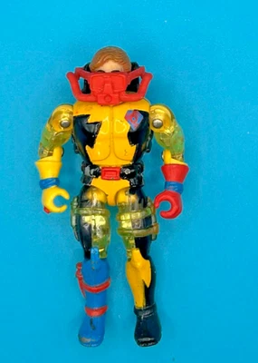 复古 Bionic Six 6 Jack 可动人偶 3.75 英寸压铸 LJN 玩具 1986 — 第 1/2 张图片