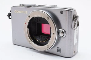 OLYMPUS PEN Lite E-PL3 Silver Compact Digital Camera English Language From Japan - Picture 1 of 4