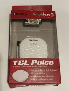 Amplifyze TCL Pulse Ver 2.0 - White Bluetooth Enabled Vibrating And Sound Alarm - Picture 1 of 1