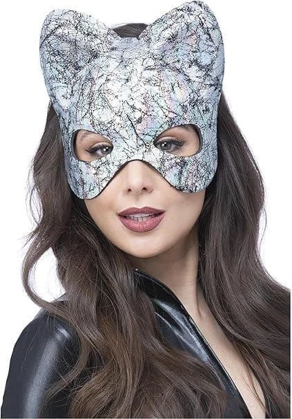 Adult Silver Cat Eyemask - Image 1 of 1