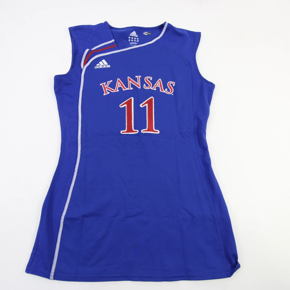 Kansas Jayhawks adidas Climacool Game Jersey - Volleyball Women's Blue Used - Image 1 of 1