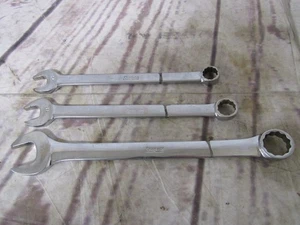 Vintage Snap-on combination wrench set of 3- 13mm, 14mm, 19mm - Picture 1 of 19