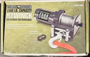 ๐ฅ BADLAND 2500 LB Electric ATV/UTV Utility Winch โ Open Box / Never Used ๐ฅ - Picture 1 of 6