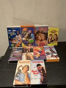 90s Kid LOT 10 VHS Retro Movies Prehysteria 3 Ninjas *NSYNC Space Jam Harriet - Picture 1 of 17