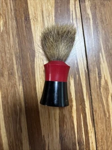 Vintage Ever-Ready Shaving Brush Pure Badger 300PBT in Red & Black CLEAN EUC - Picture 1 of 4