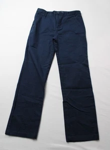Old Navy Boy's Solid Straight Built In Flex Uniform Pants EJ3 Navy Size 12 - Picture 1 of 4