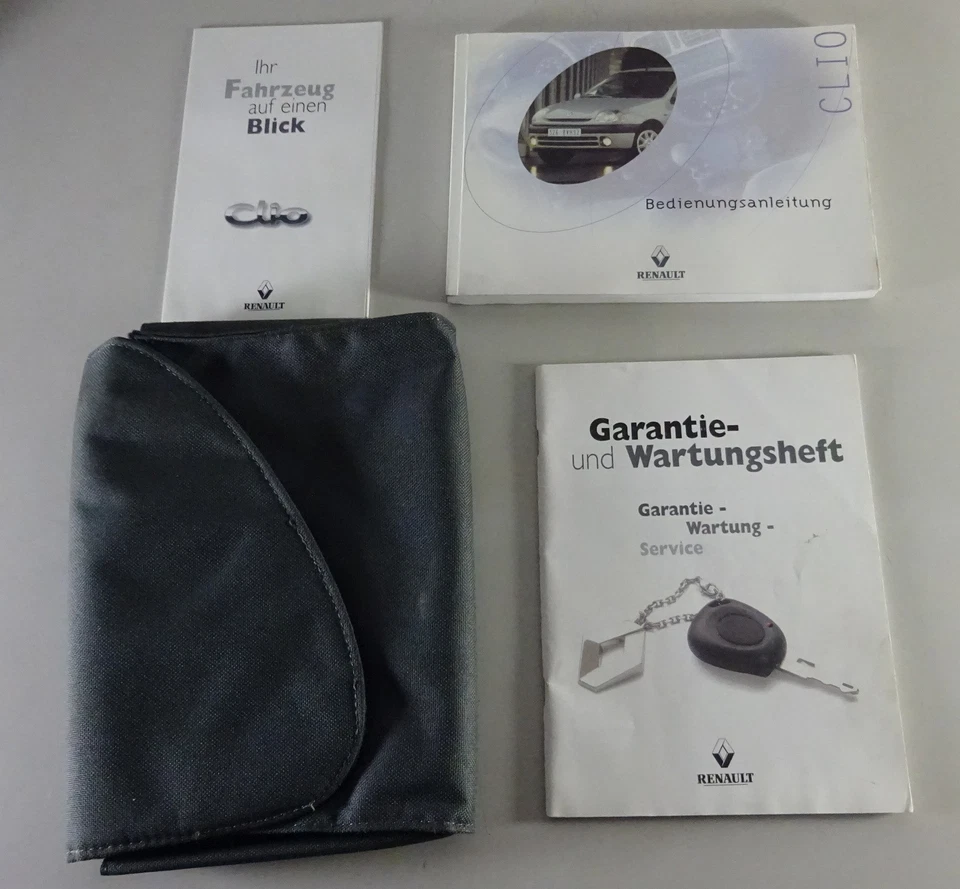 Carpeta De Documentos + Manual De Operación Renault Clio II Desde 01/2000 - Imagen 1 de 1