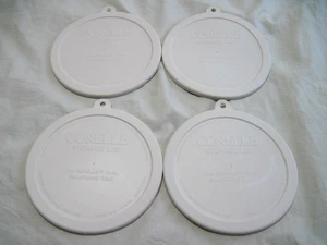 Corelle 4 Plastic Storage Lids for 18 oz Soup / Cereal Bowl 418-PC 6-1/4" - Picture 1 of 15