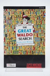The Great Waldo Search - Nintendo SNES - Solo manual - ¡GENIAL! - Imagen 1 de 2