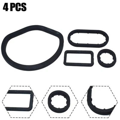 Oil Pan Gasket Gasket 1121840061 4 Pcs Oil Filter For Mercedes W163 W202 W203 - Image 1 of 4