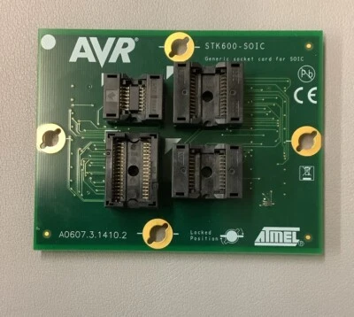 AVR Atmel STK600-SOIC Generic Socket Card (b405) - Image 1 of 4