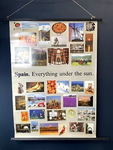 VINTAGE SPANIEN ALLES UNTER DER SONNE TOURISMUS POSTER REISEN RETRO SAMMLERSTÜCK - Bild 1 von 4