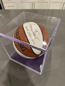 Jerry West signed Mini Ball Inschrift "HOF 1980-2010" Autogramm UV Case JSA ** - Bild 1 von 8