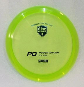 Discmania Disc Golf C-Line PD Power Driver Disc Golf Disc 176 Grams Green NEW - Picture 1 of 2