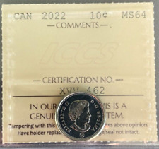 Canada - 10 cents - 2022 - ICCS Certified - MS-64