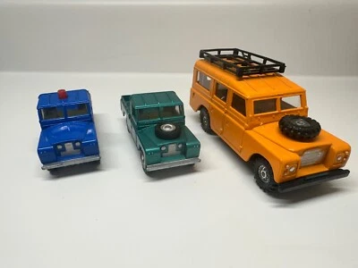 Corgi toys Land-Rover 109WB lot of 3 - Image 1 of 4