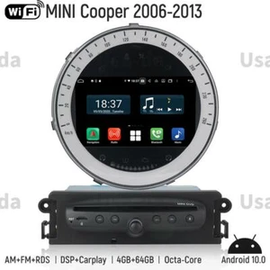 For Mini Cooper 2006-2013 Car GPS Navigation Android Radio Stereo Head Unit4+64G - Picture 1 of 7