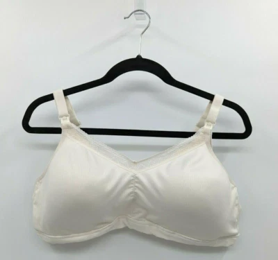 Playtex Bra 2XL White Shaping Foam Wire Free Nursing Maternity - Image 1 of 4