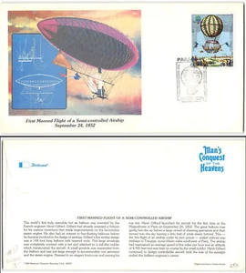 FDC, Balloon stamp, cancel & cachet, 1983 - Picture 1 of 1