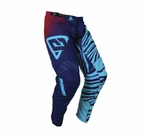 Answer Racing A19 Syncron Flow Blue/Indigo/Red MX Off-Road Pants Men's 28 - 32 - Picture 1 of 3